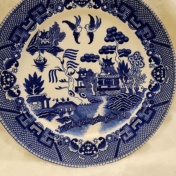 Japan Blue Hand Painted plate - Picture 1 of 6